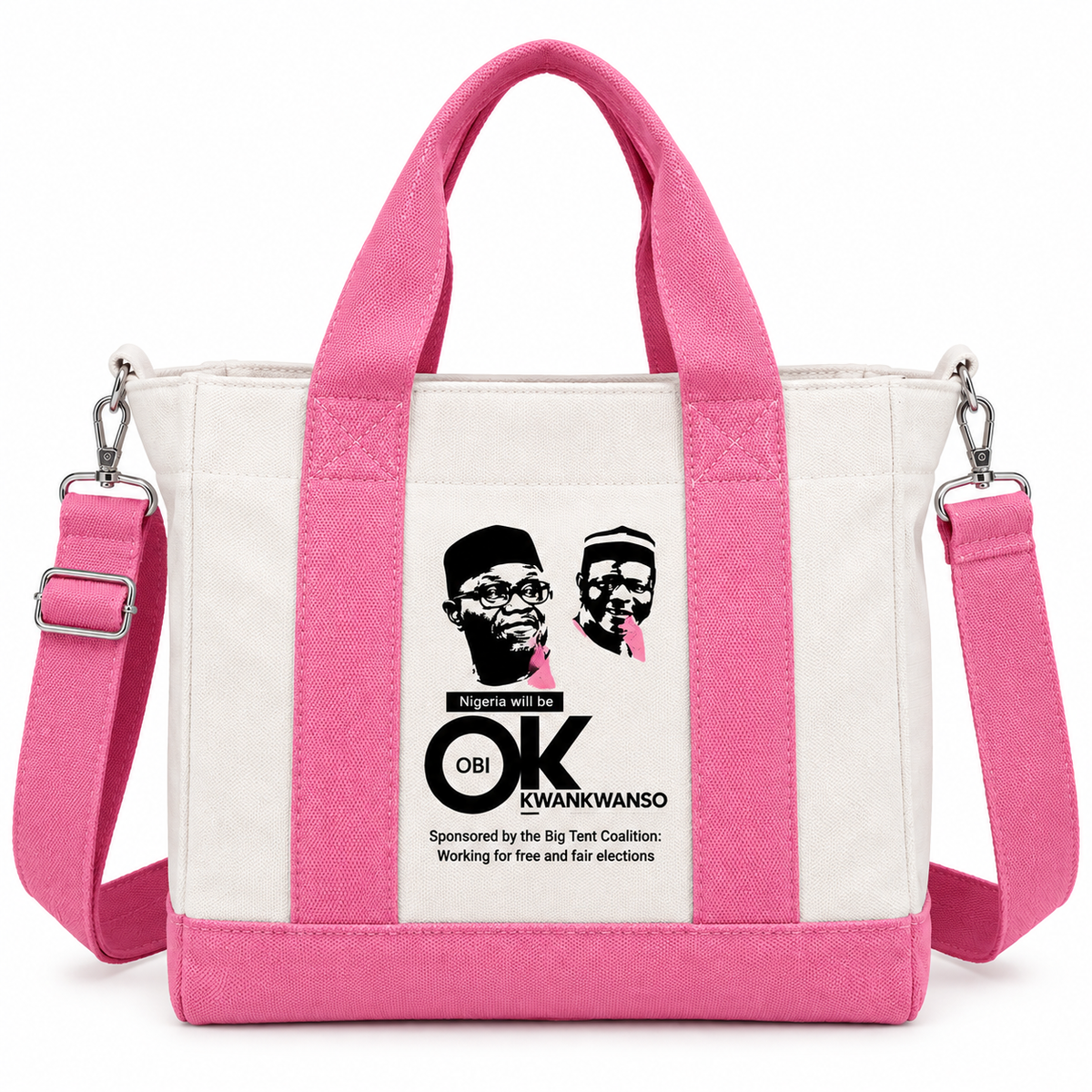 CROSS BODY TOTE SHOULDER BAG (TWO COLOUR)