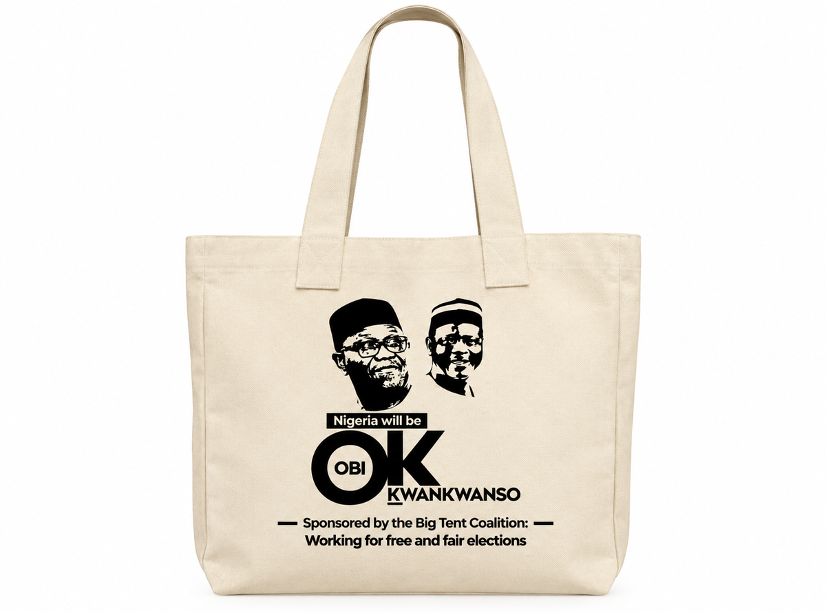 EXTRA LARGE CANVAS SHOPPING BAG