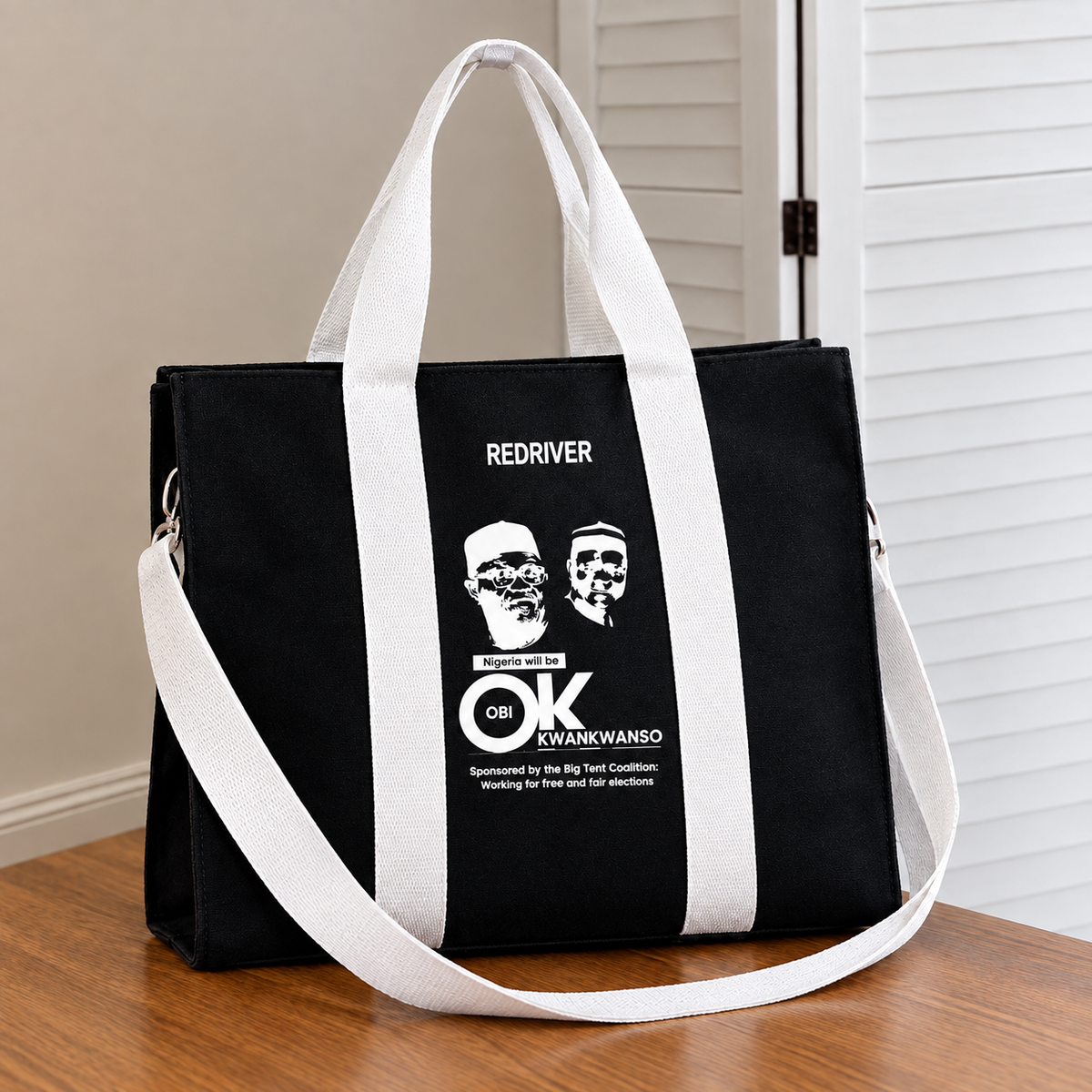 LARGE CROSS BODY TOTE SHOULDER BAG