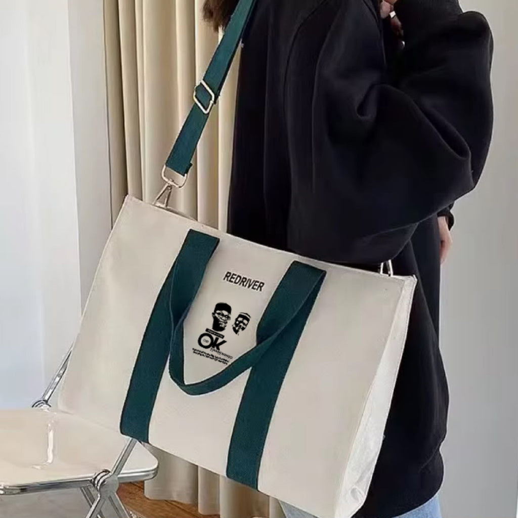 LARGE CROSS BODY TOTE SHOULDER BAG
